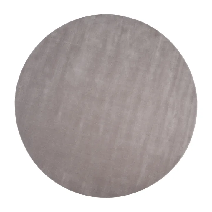 Tapis en laine Halo Cloud rond - Light grey, Ø250 cm - Linie Design