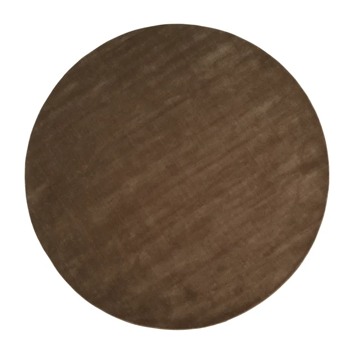 Tapis en laine Halo Cloud rond - Moss, Ø250 cm - Linie Design