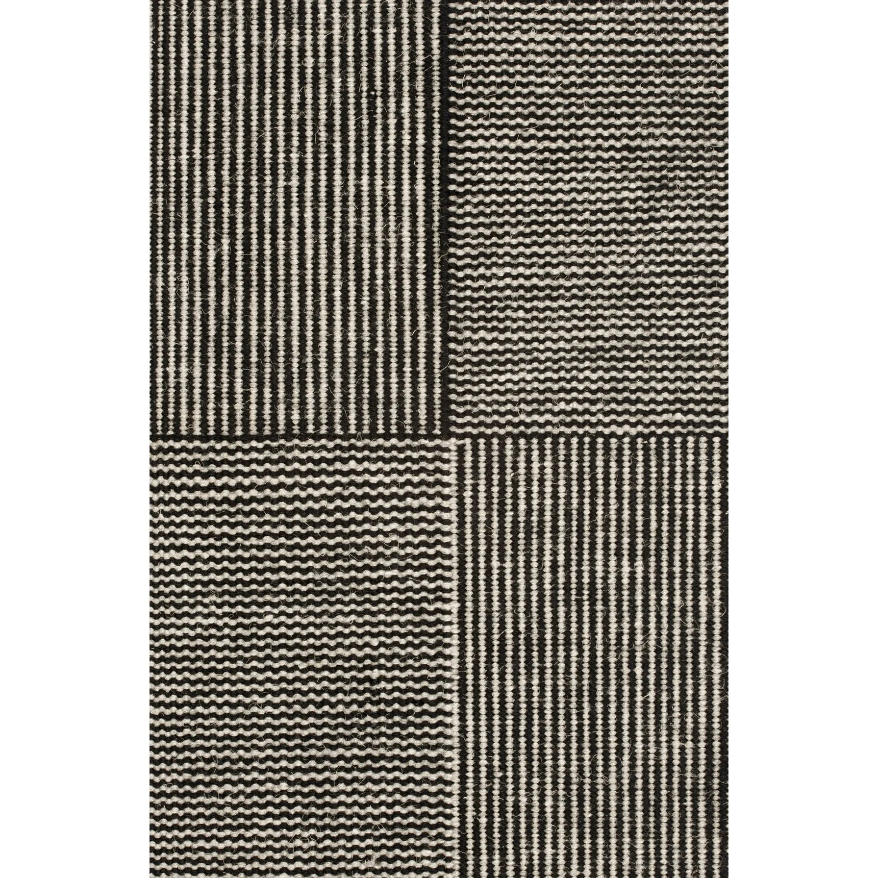 Tapis en laine Kent 250x300 cm, Noir Linie Design
