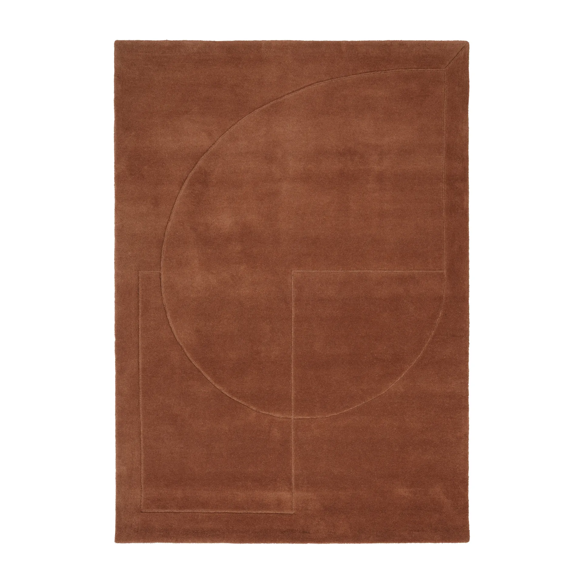 Tapis en laine Lineal Poem, Amber, 140x200 cm Linie Design