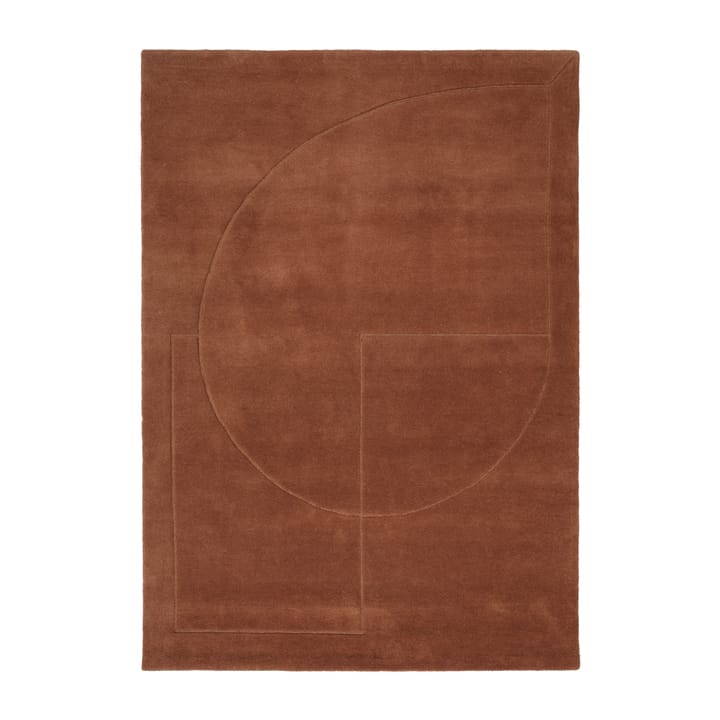 Tapis en laine Lineal Poem - Amber, 140x200 cm - Linie Design