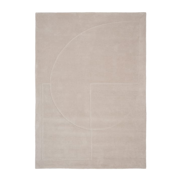 Tapis en laine Lineal Poem - Beige, 140x200 cm - Linie Design