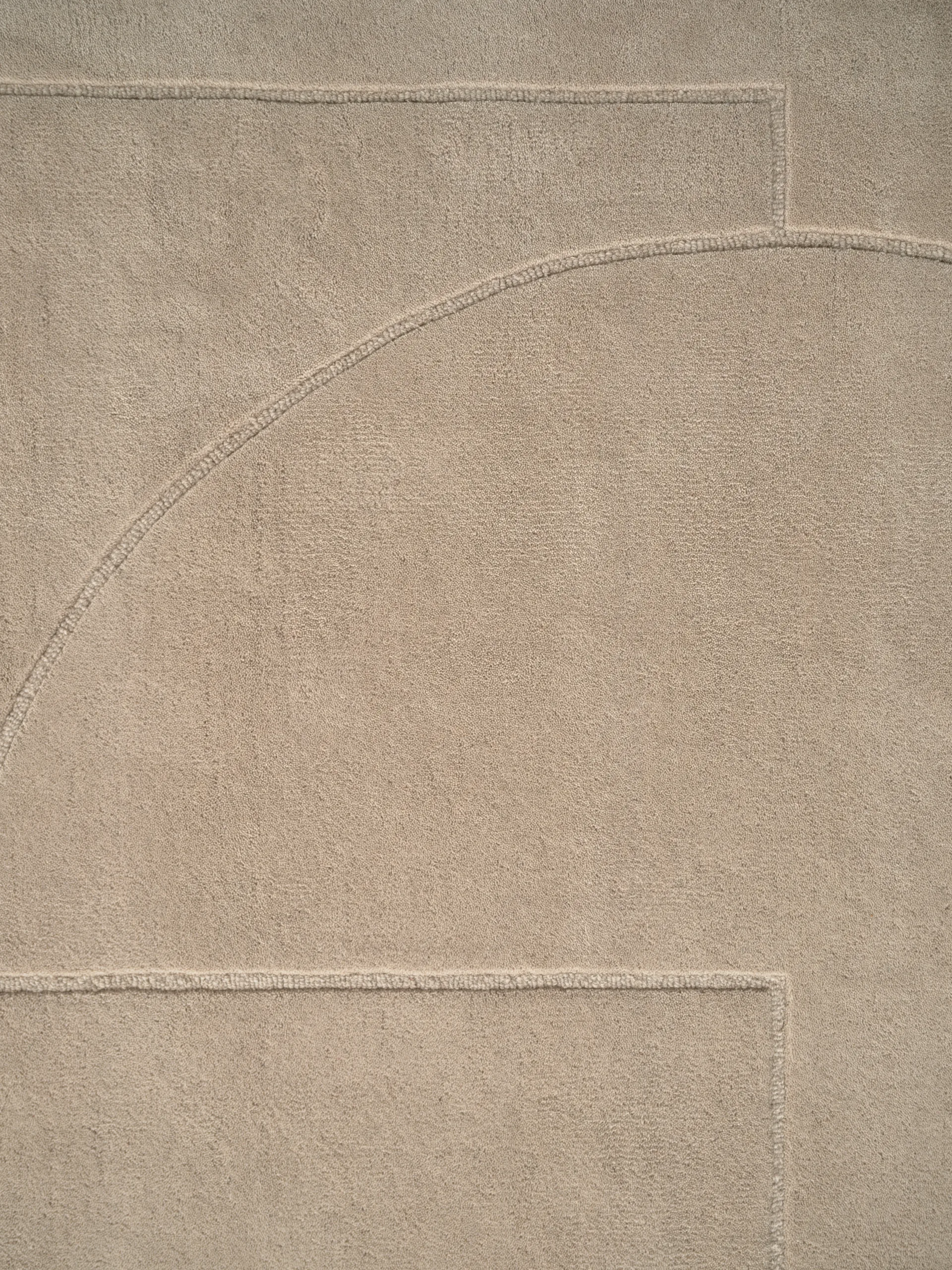 Tapis en laine Lineal Poem, Beige, 200x300 cm Linie Design
