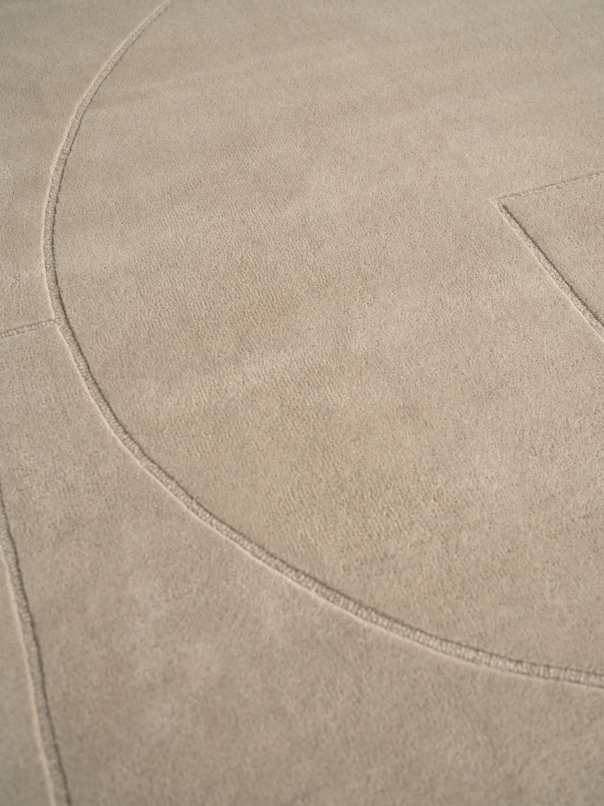 Tapis en laine Lineal Poem, Beige, 200x300 cm Linie Design