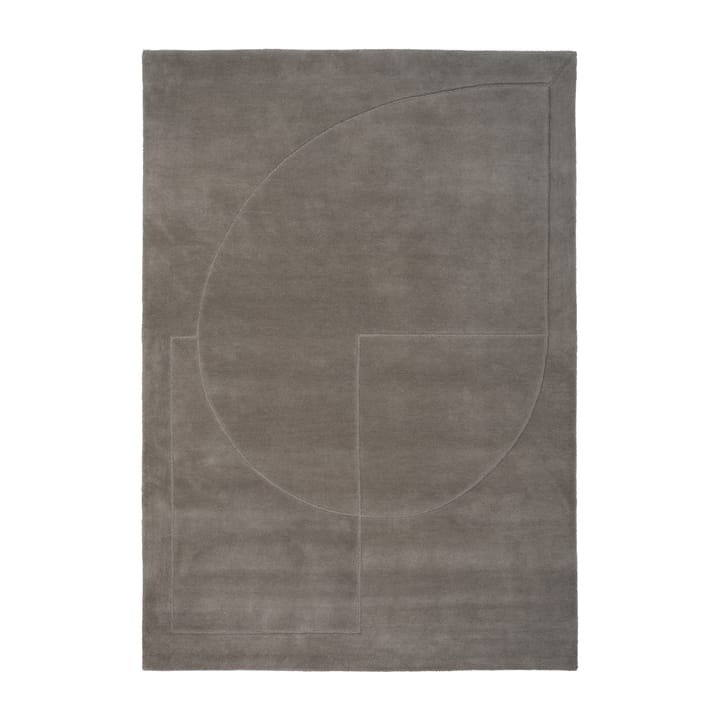 Tapis en laine Lineal Poem - Grey, 140x200 cm - Linie Design