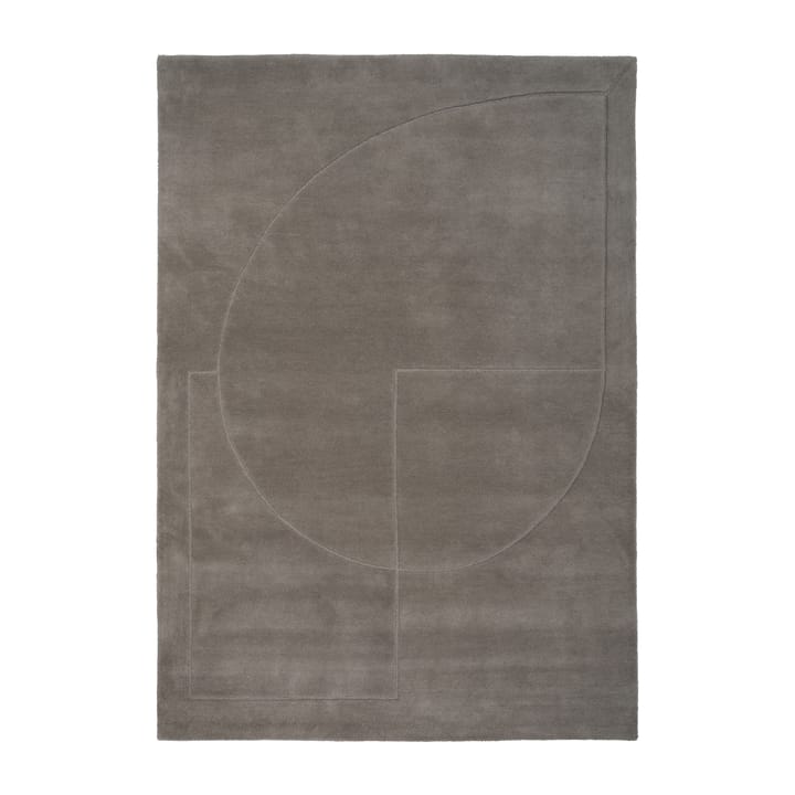 Tapis en laine Lineal Poem - Grey, 200x300 cm - Linie Design