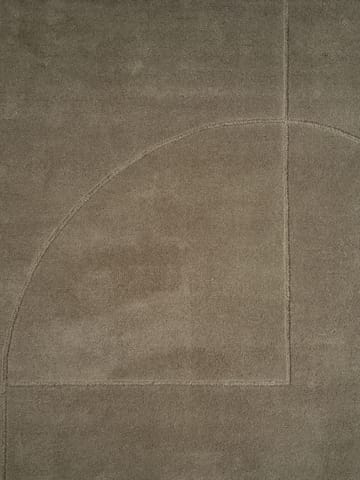 Tapis en laine Lineal Poem - Moss, 200x300 cm - Linie Design