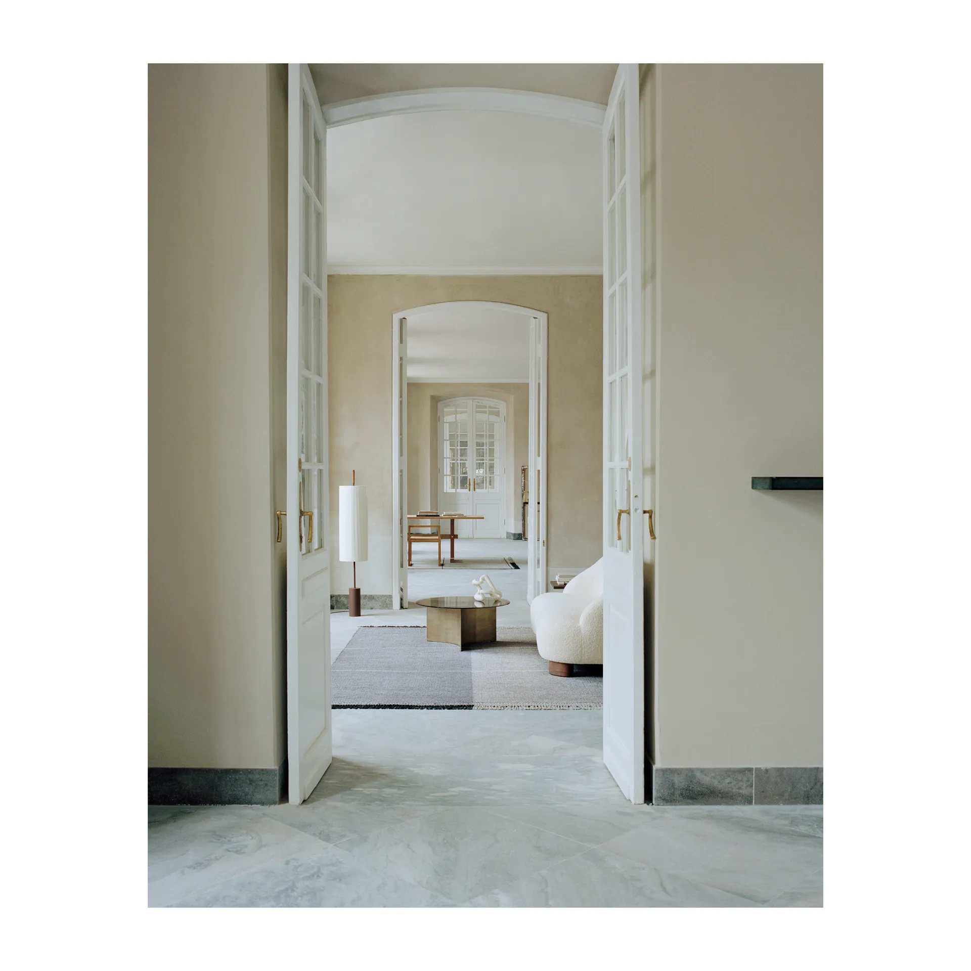 Tapis en laine Mindful Soul 170x240 cm, Stone-beige Linie Design