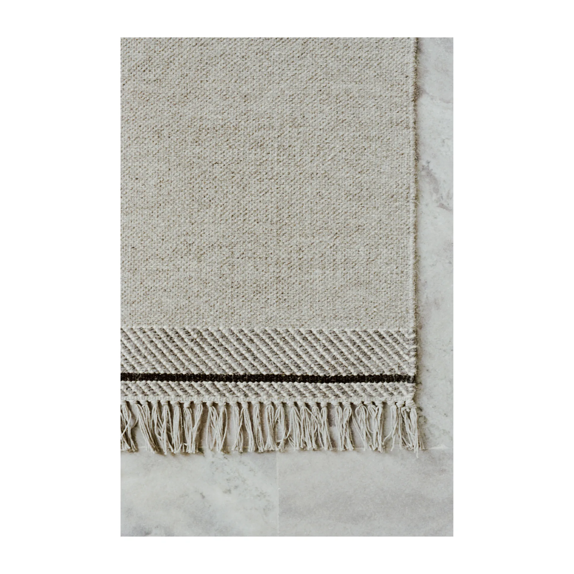 Tapis en laine Mindful Soul 200x300 cm, Stone-grey Linie Design