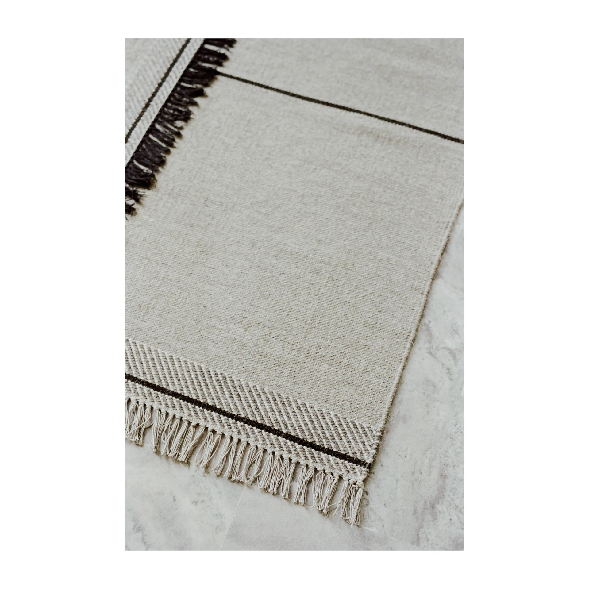 Tapis en laine Mindful Soul 200x300 cm, Stone-grey Linie Design