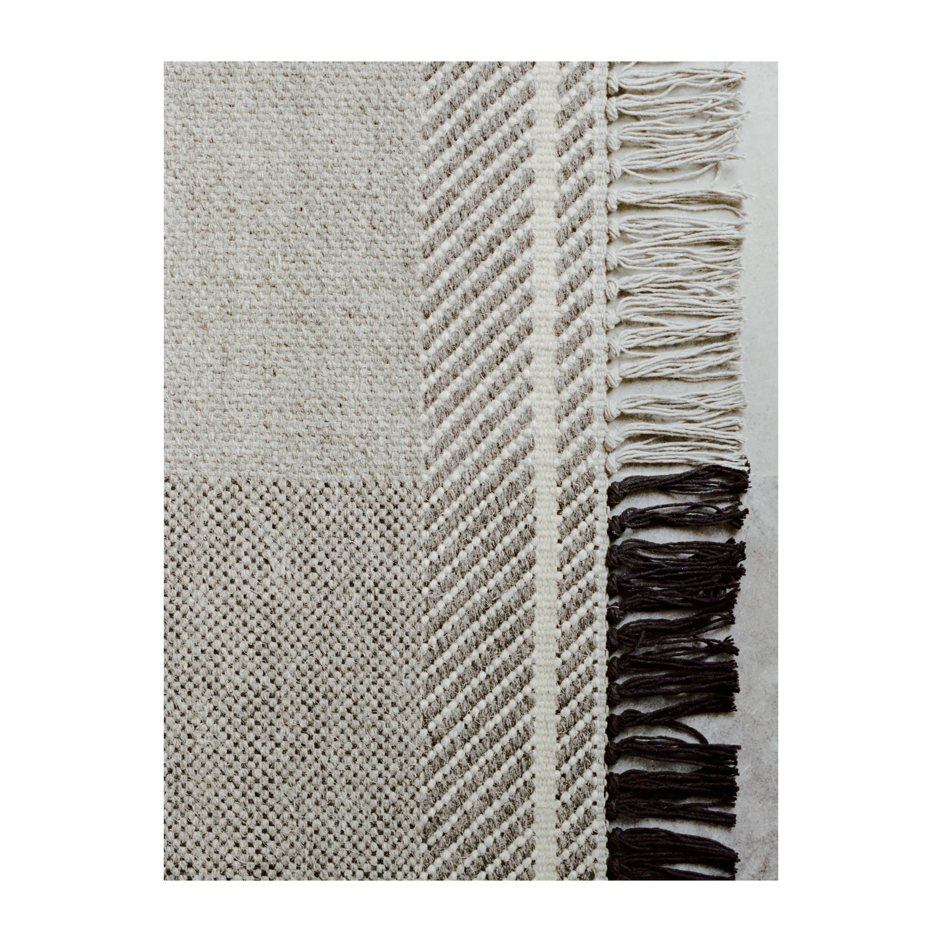 Tapis en laine Mindful Soul 250x350 cm, Stone-beige Linie Design