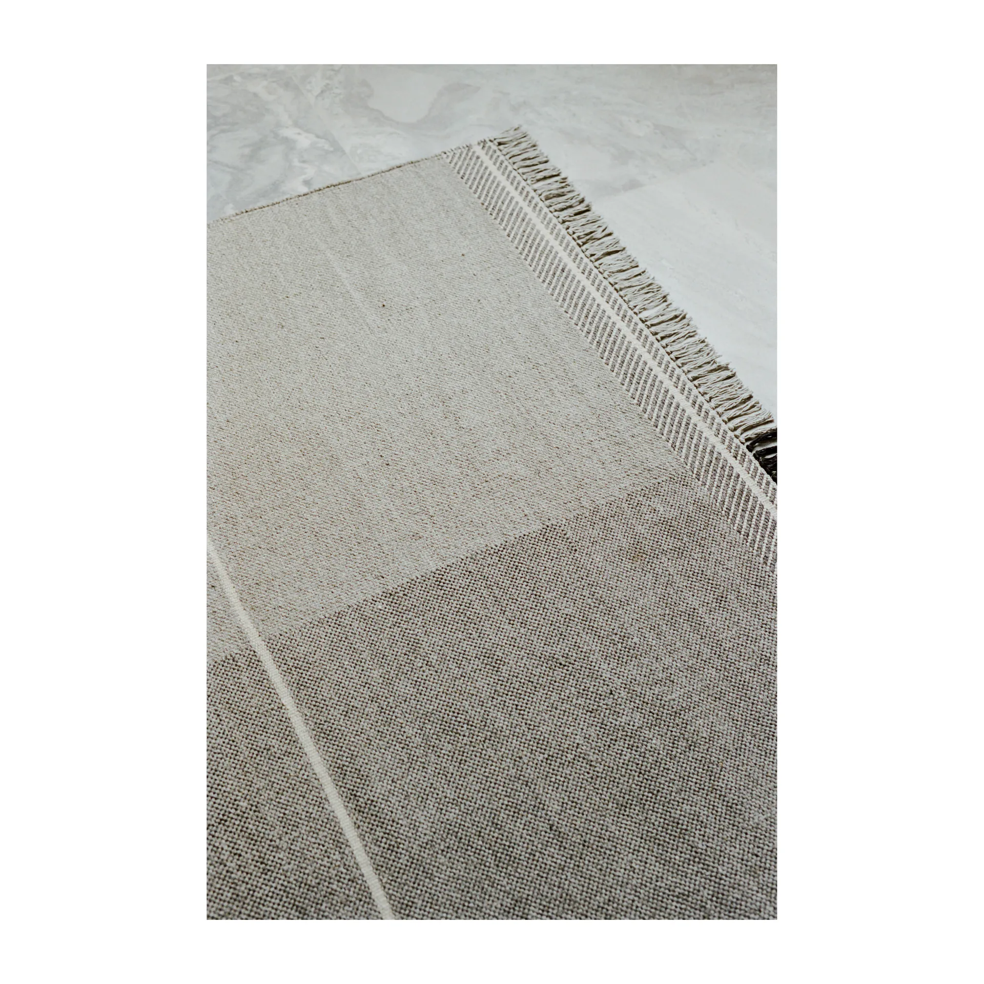 Tapis en laine Mindful Soul 250x350 cm, Stone-beige Linie Design