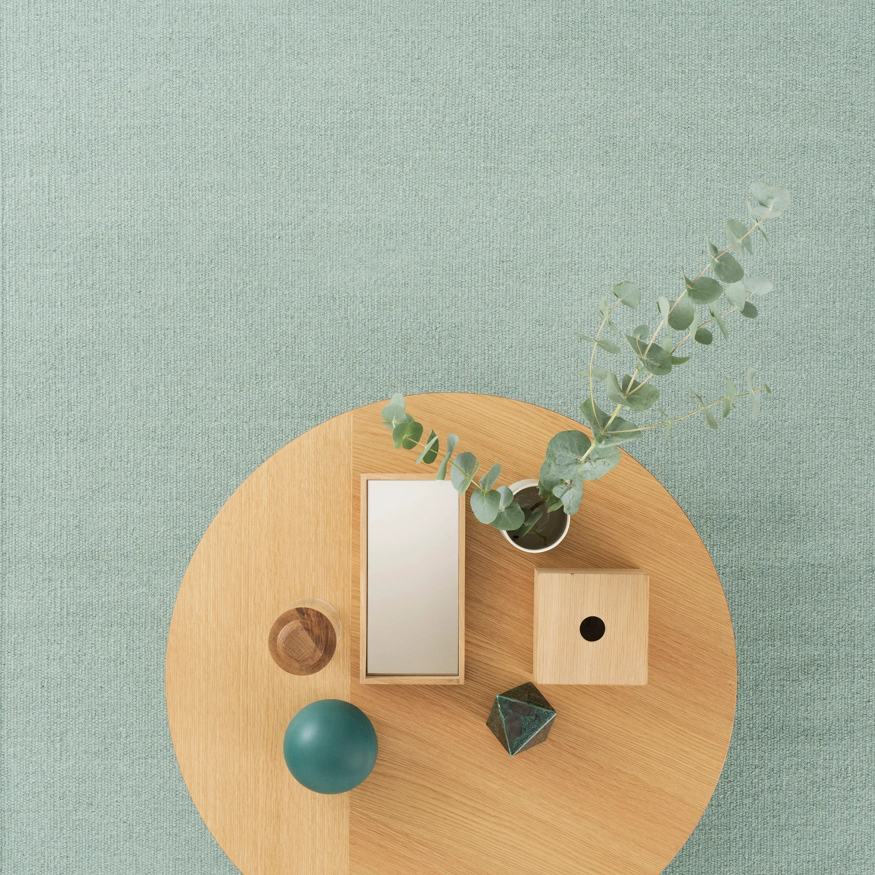 Tapis en laine Rainbow 200x300cm, Pistachio Linie Design