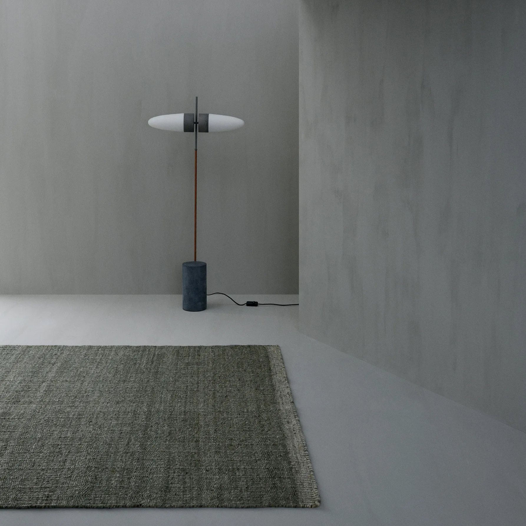 Tapis en laine Versanti 140x200cm, Green Linie Design