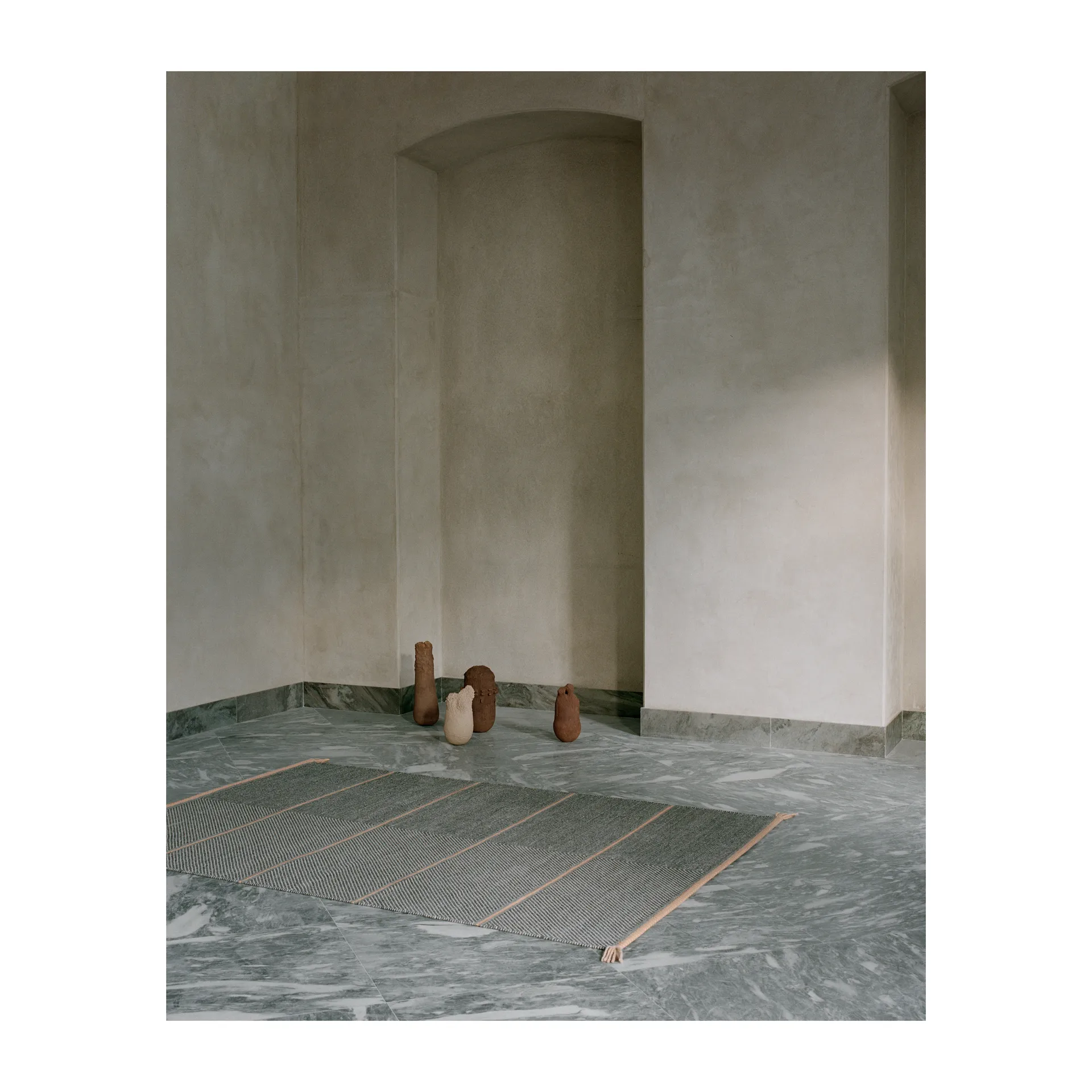 Tapis en laine Vision Walk 250x350 cm, Grey-rose Linie Design