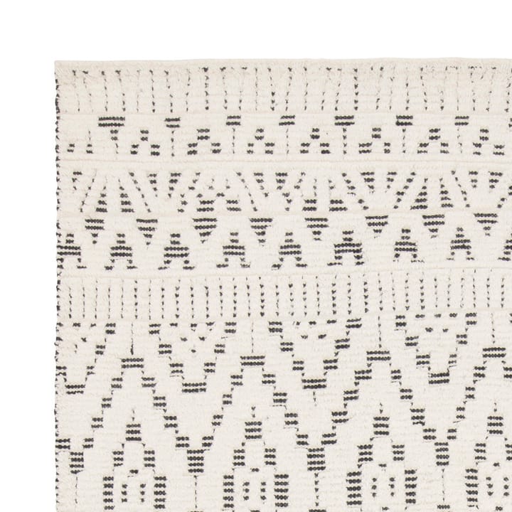 Tapis en laine Zelbio 170x240cm, White-black Linie Design