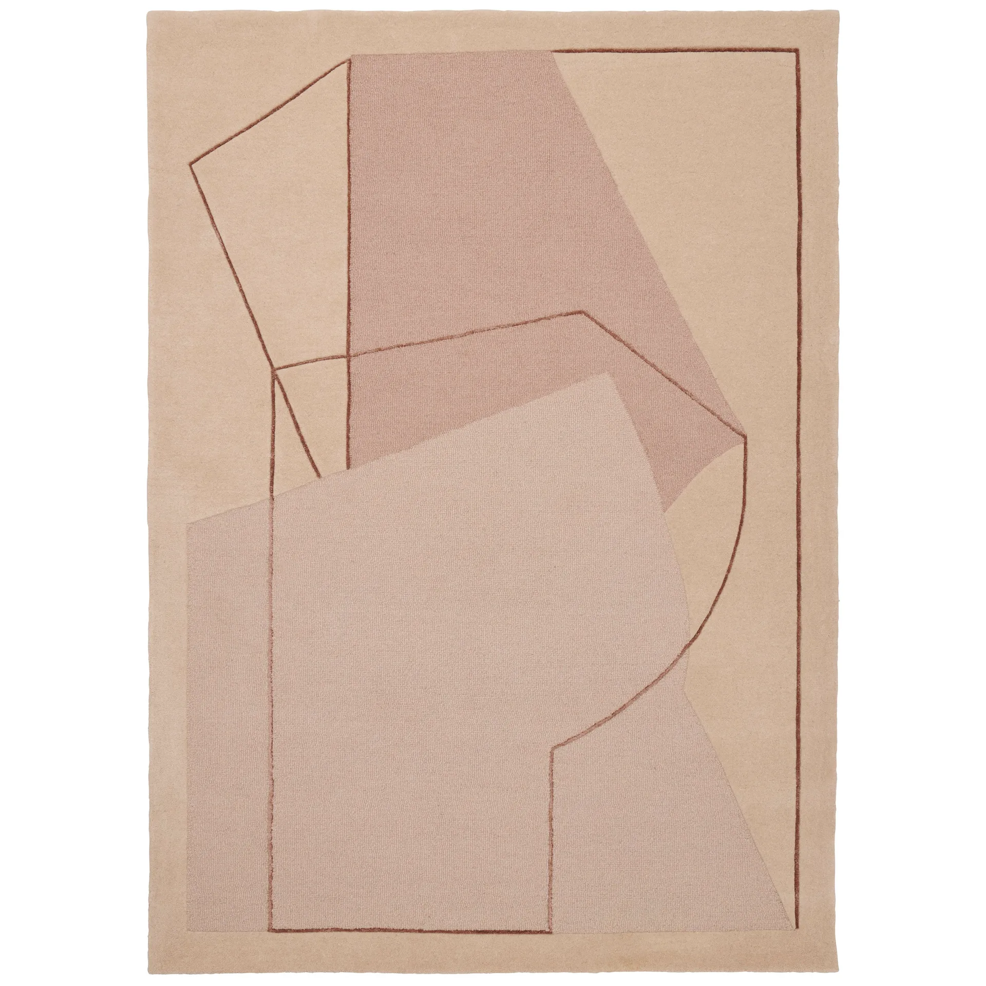 Tapis Furbo 140x200cm, Rose Linie Design