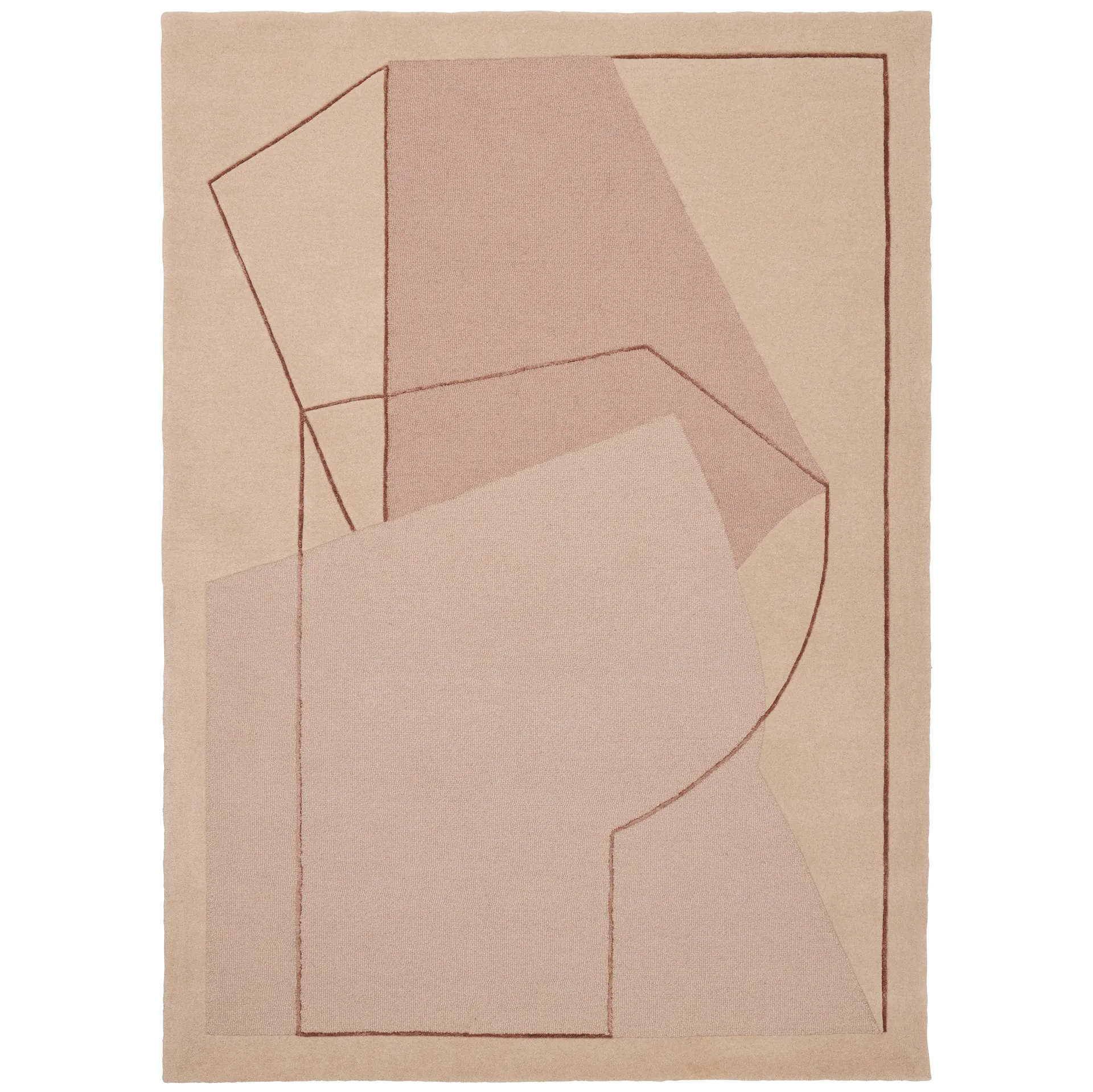 Tapis Furbo 170x240cm, Rose Linie Design