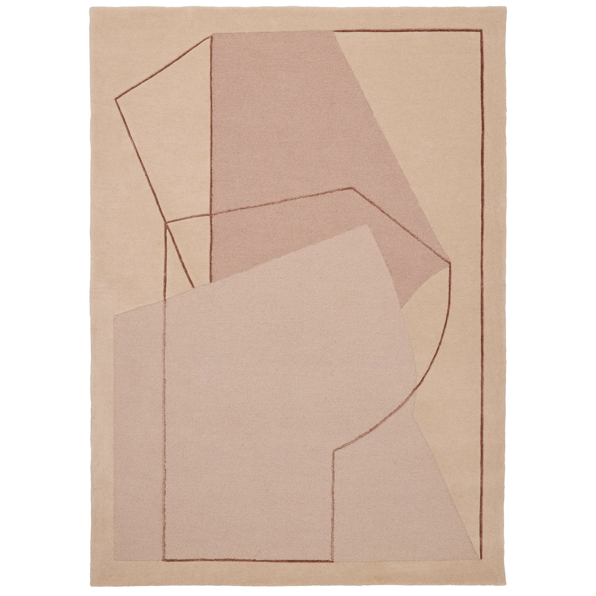 Tapis Furbo 200x300cm, Rose Linie Design