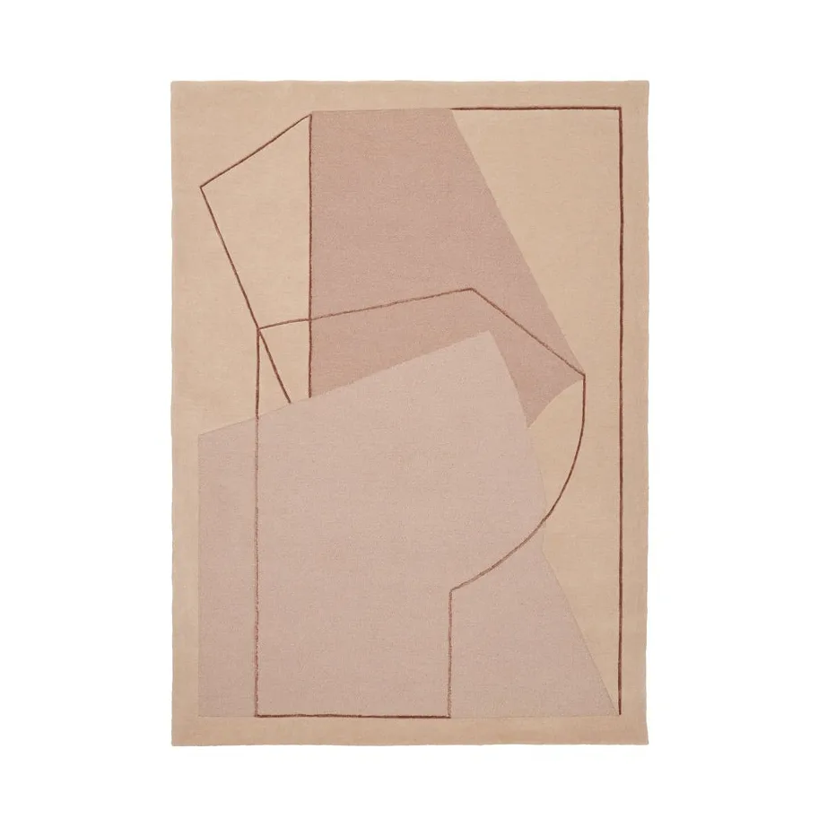 Tapis Furbo 250x350 cm, Rose Linie Design