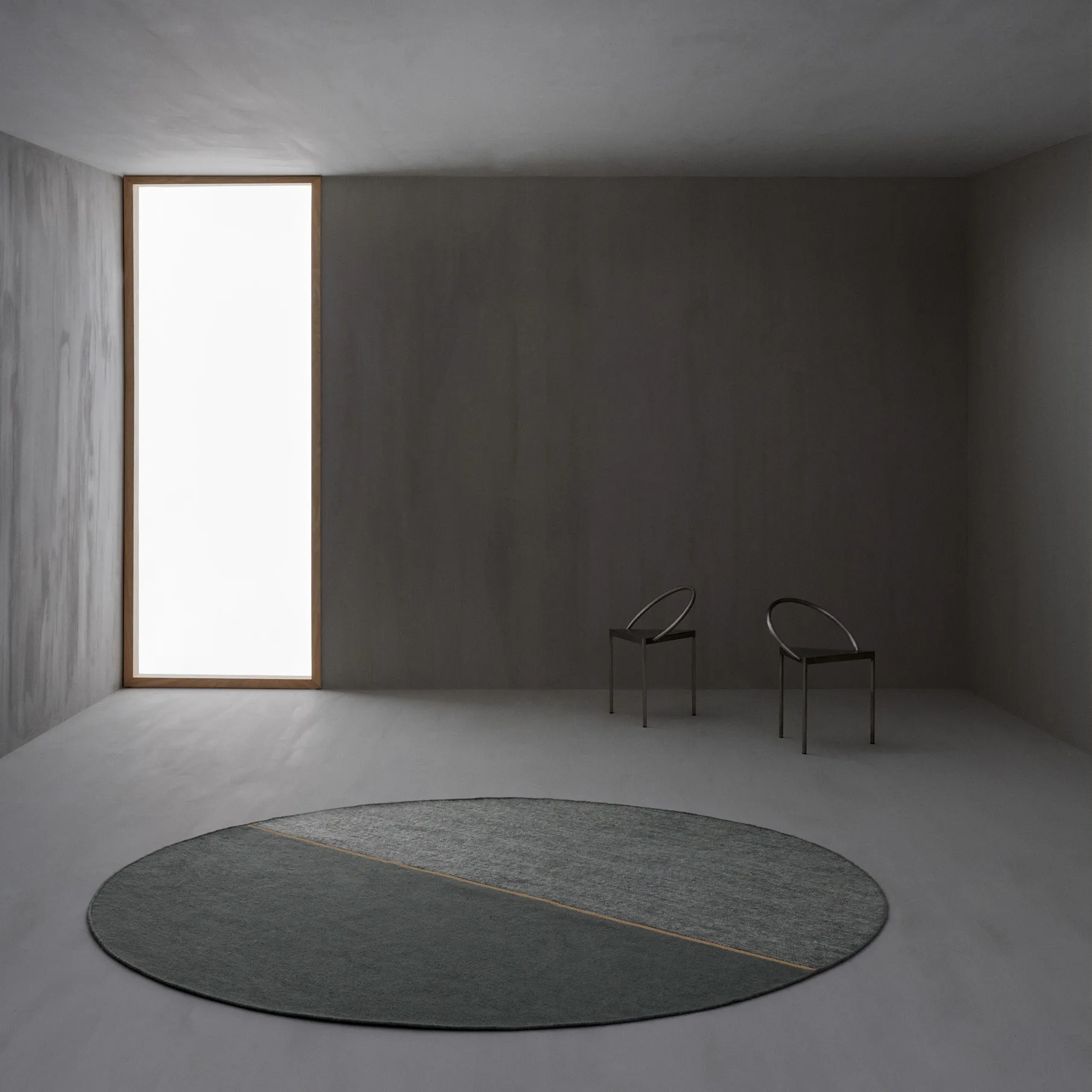 Tapis Magnetize Ø250cm, Green Linie Design