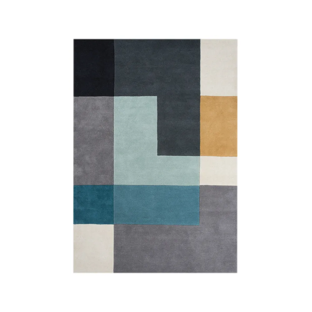 Tapis Ometri, aqua, 200x300 cm, aqua, 200x300 cm Linie Design