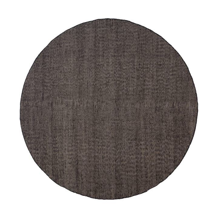 Tapis rond Asko - Black, Ø240 cm - Linie Design