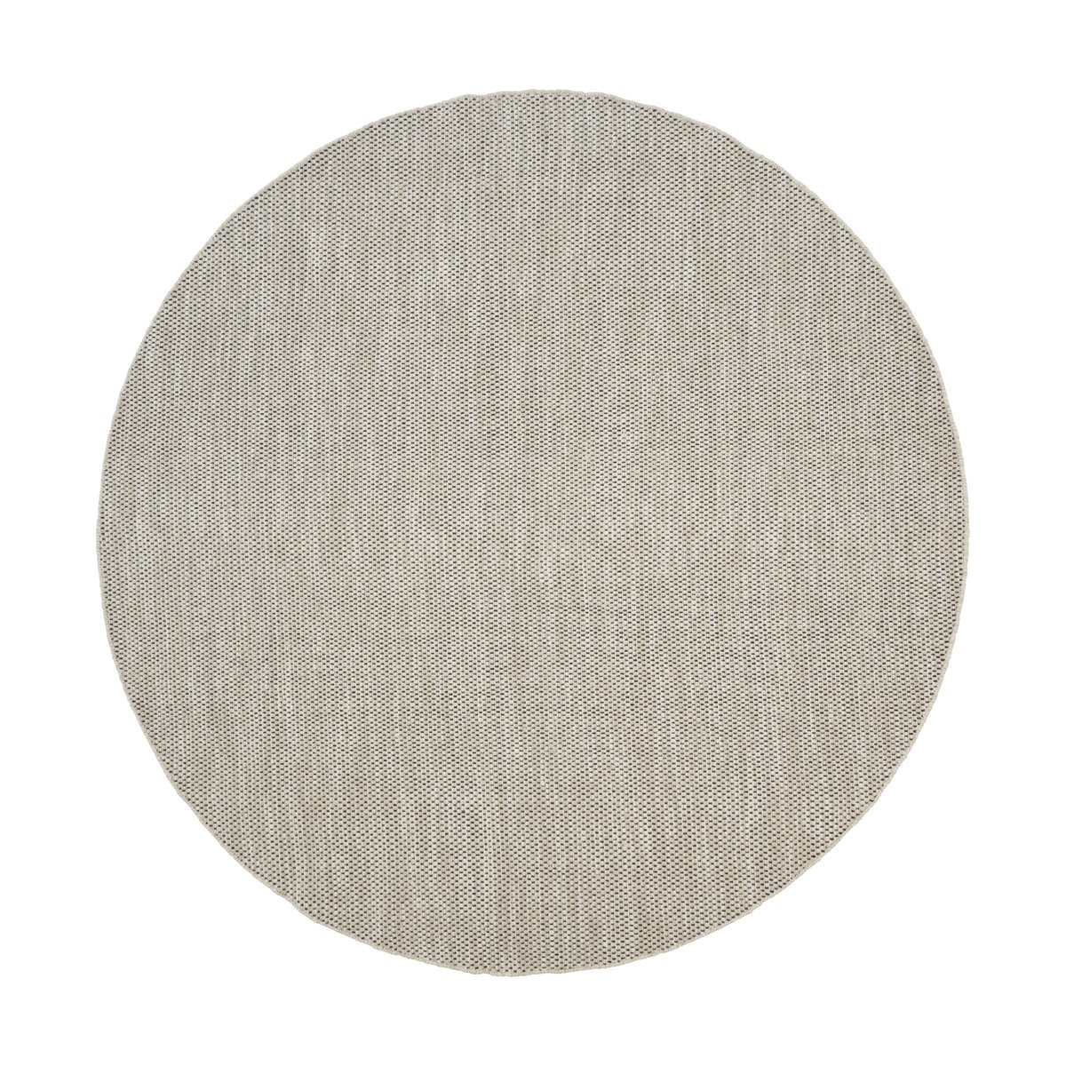 Linie Design Tapis rond Asko Taupe, 240 cm | Design Scandinave | Tapis en laine | Beige