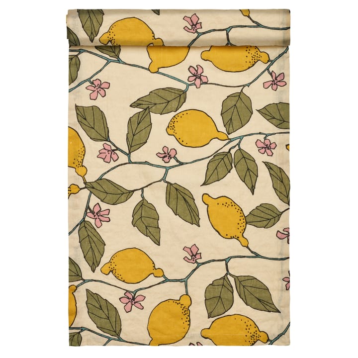 Chemin de table Isabella 45x150 cm - Beige crème - Linum