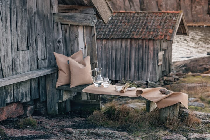 Chemin de table Uni 45x150 cm, Brun Chameau Linum