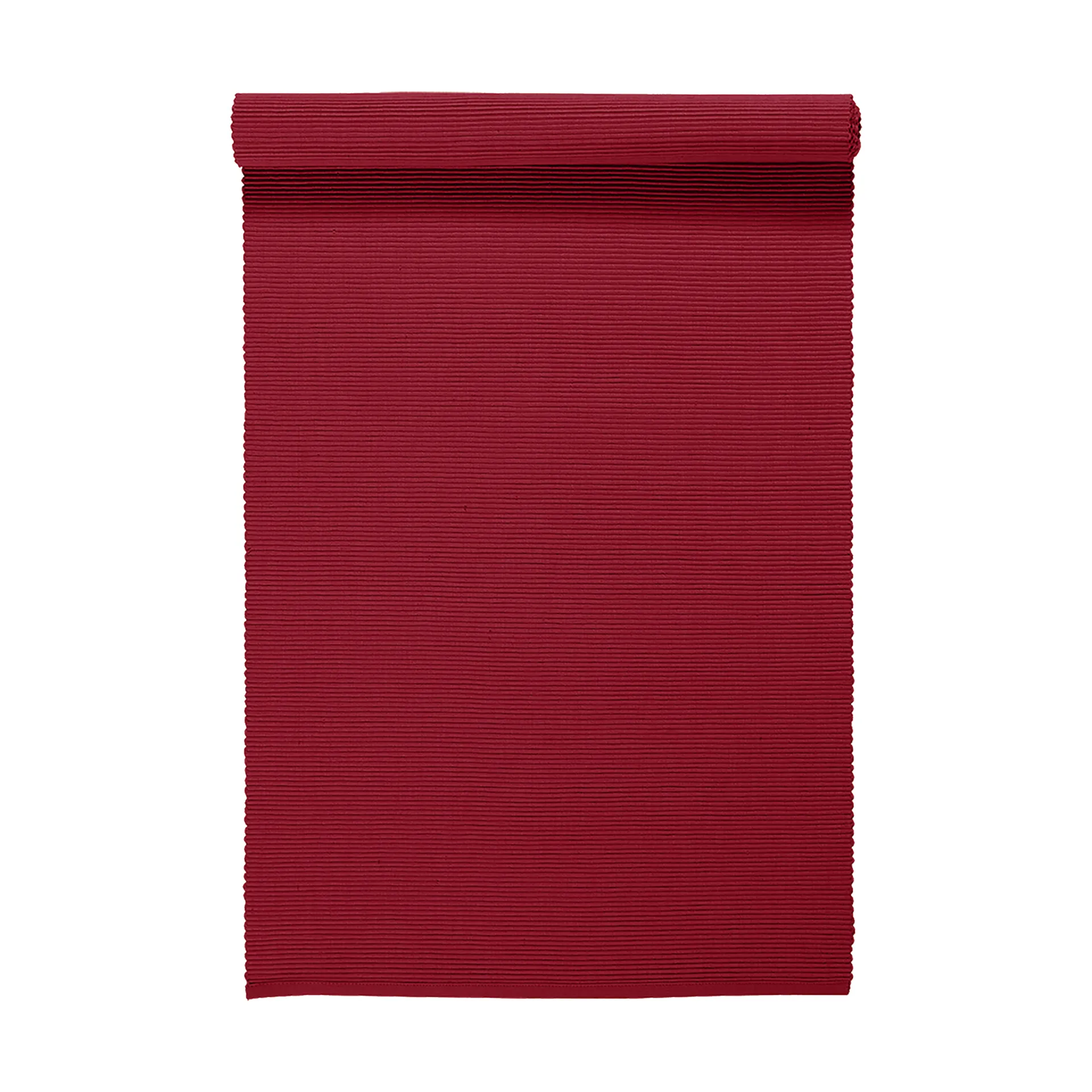 Chemin de table Uni 45x150 cm, Rouge Linum