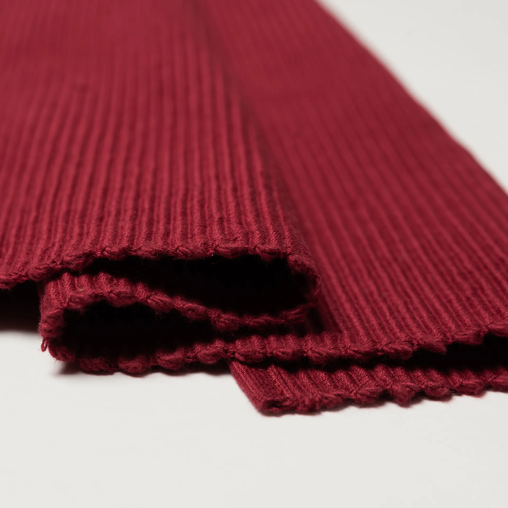 Chemin de table Uni 45x150 cm, Rouge Linum