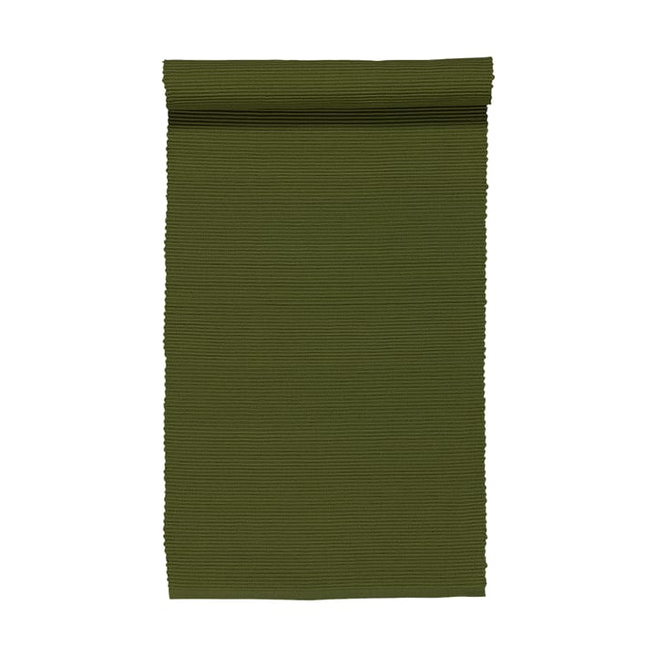 Chemin de table Uni 45x150 cm - Vert olive foncé - Linum