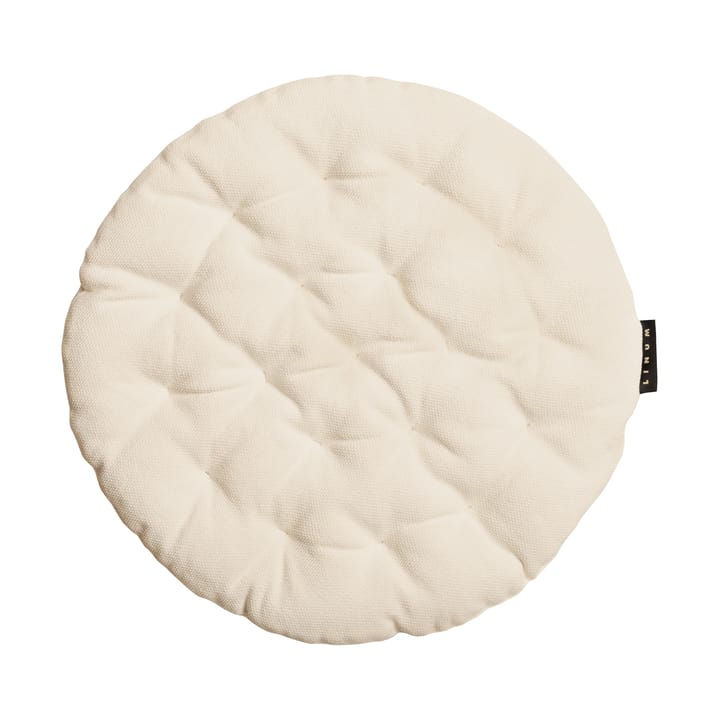 Coussin de chaise Pepper Ø37 cm - Crème beige - Linum