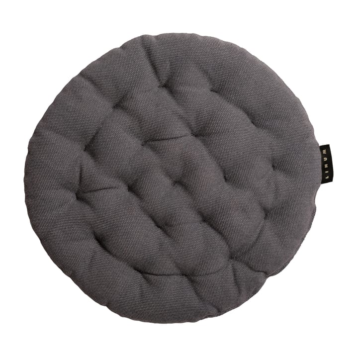 Coussin de chaise Pepper Ø37 cm - Gris granite - Linum