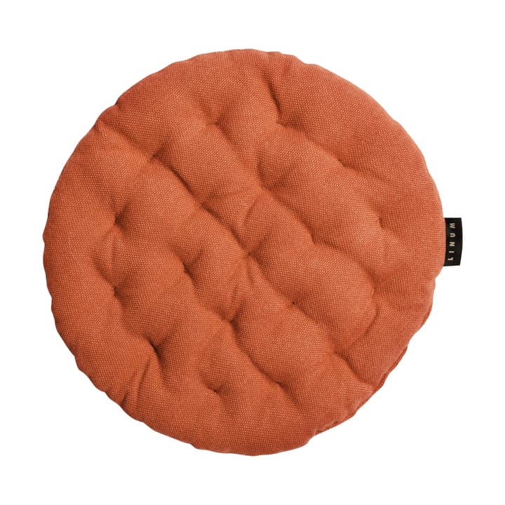 Coussin de chaise Pepper Ø37 cm - Orange rouillé - Linum