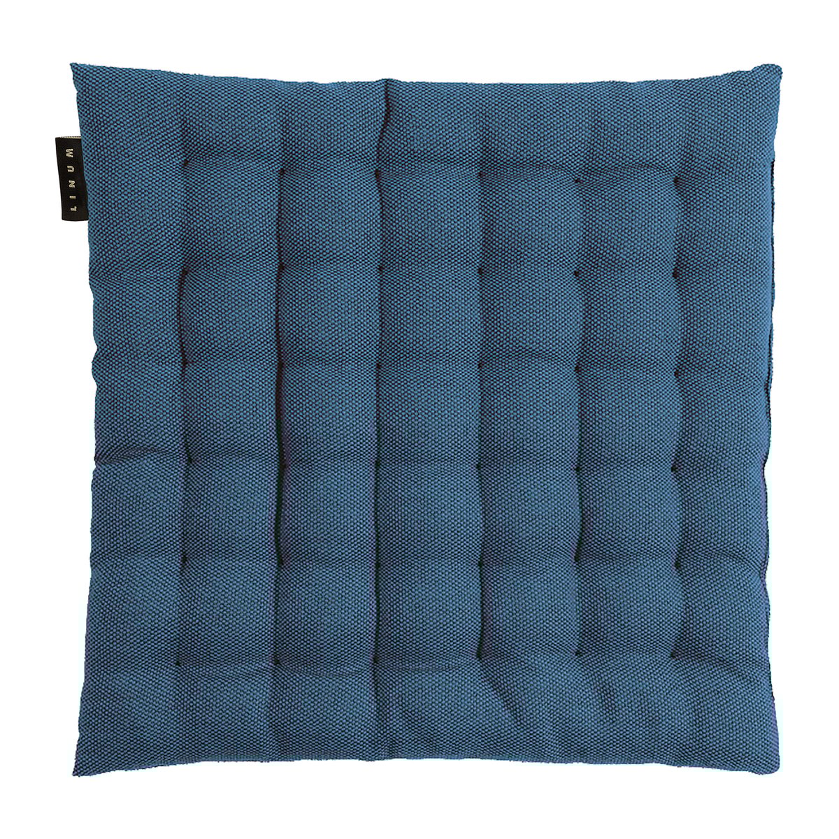 Linum Coussin de chaise Pepper 40 x 40cm Bleu indigo