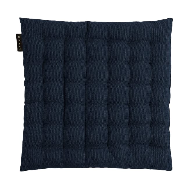 Coussin de chaise Pepper 40 x 40cm - Bleu marine foncé - Linum