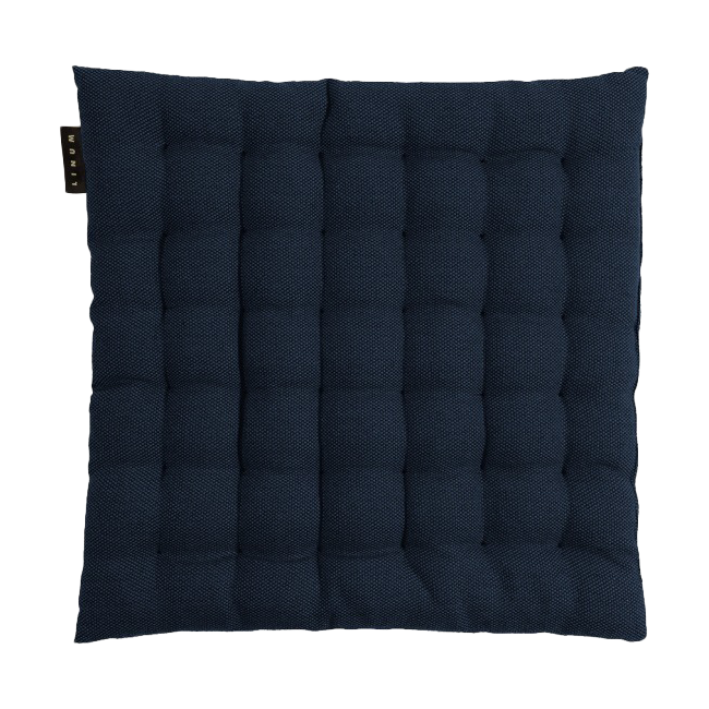 Linum Coussin de chaise Pepper 40 x 40cm Bleu marine foncé