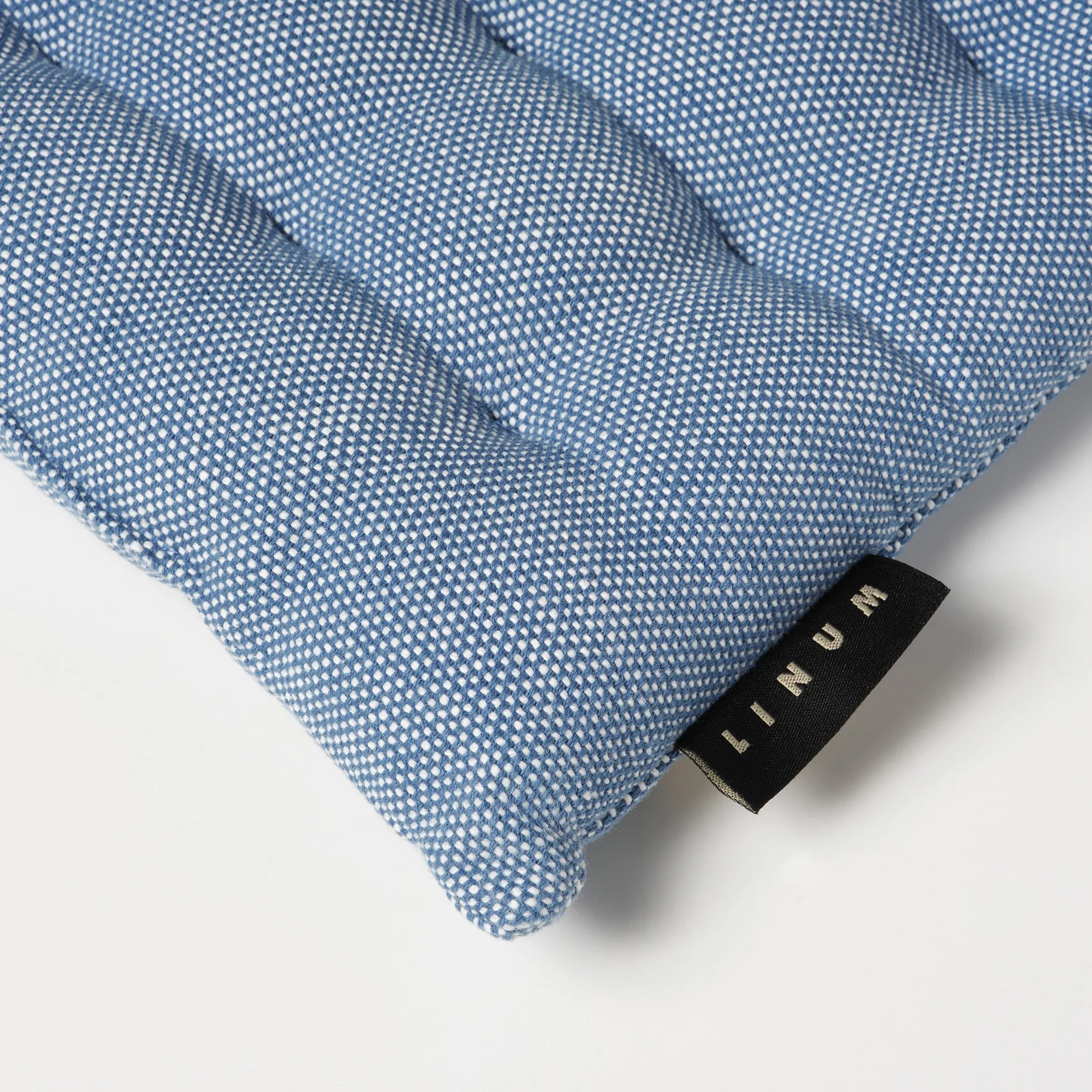 Coussin de chaise Pepper 40 x 40cm, Bleu mer foncé Linum