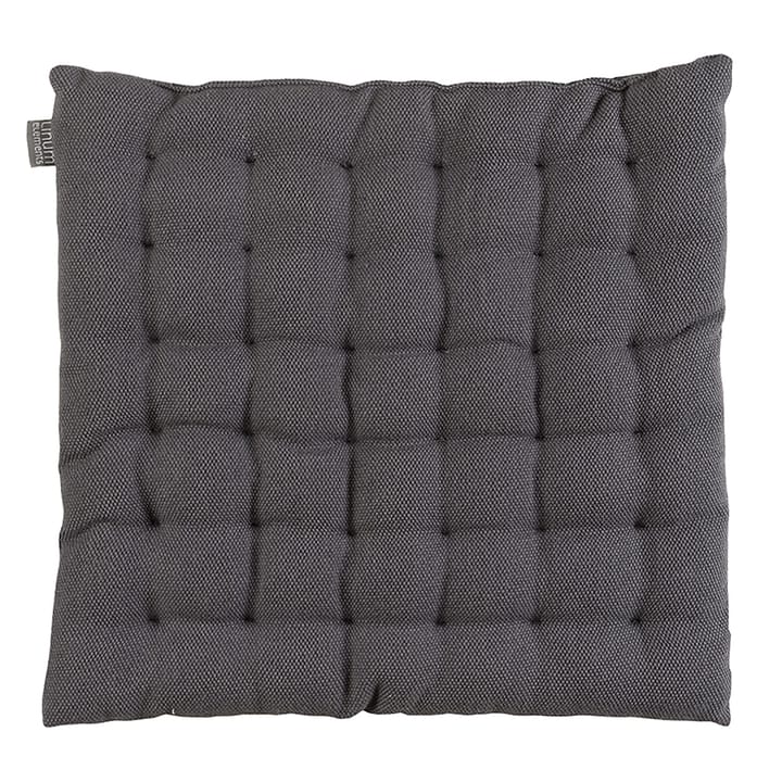 Coussin de chaise Pepper 40 x 40cm - Gris granite - Linum