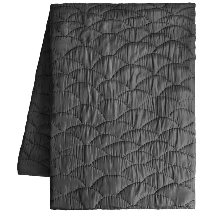 Couvre-lit Saga 260x270 cm - Gris charbon foncé - Linum