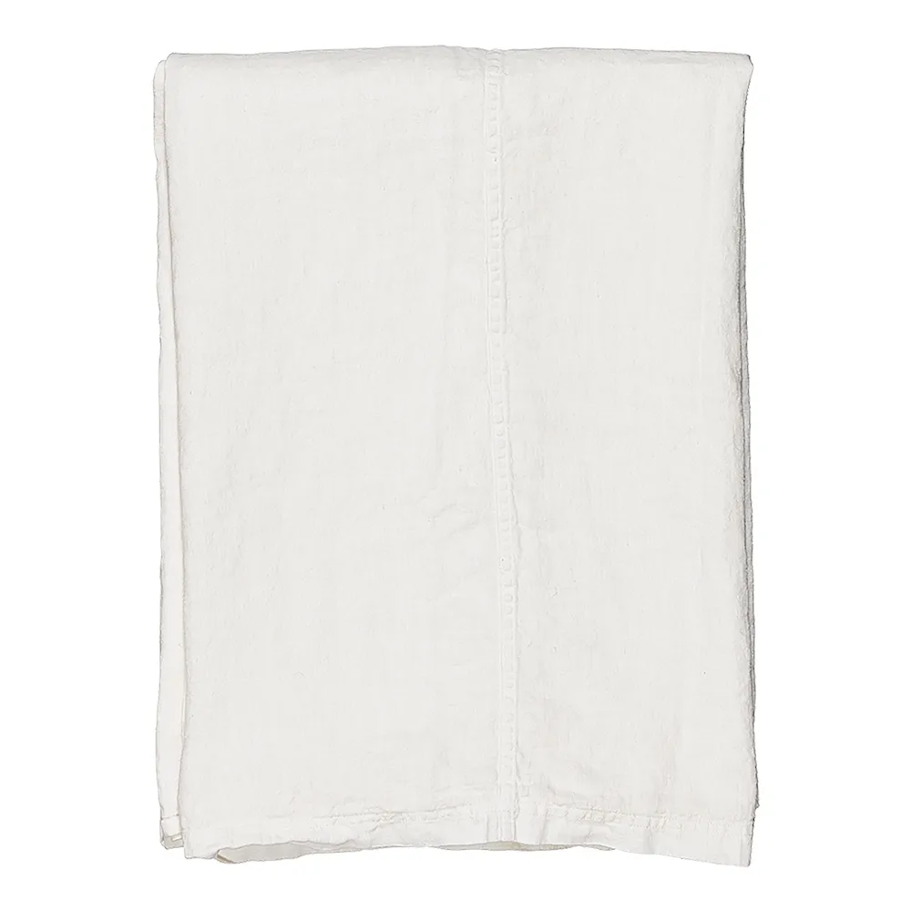 Couvre-lit West 250x260cm, Blanc Linum