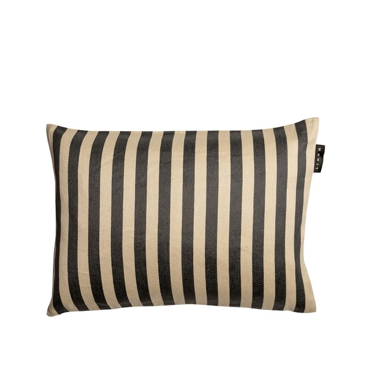 Housse de coussin Amalfi 35x50 cm - dark charcoal grey - Linum