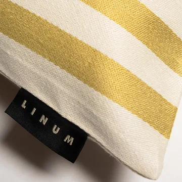 Housse de coussin Amalfi 35x50 cm - Jaune paille - Linum