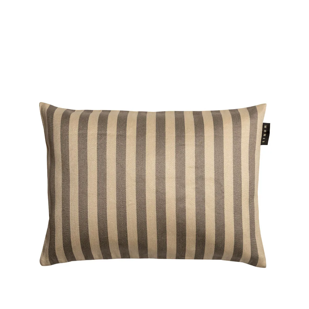 Housse de coussin Amalfi 35x50 cm, mole brown Linum
