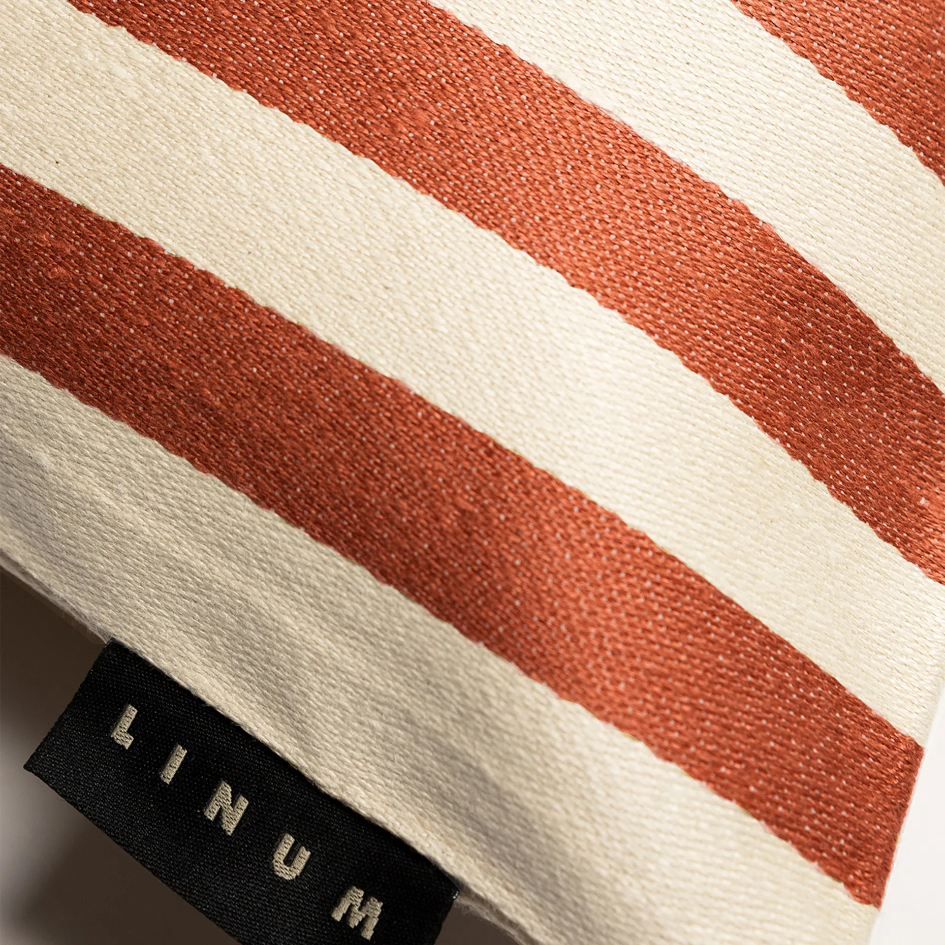 Housse de coussin Amalfi 35x50 cm, Orange rouille Linum