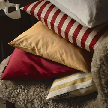 Housse de coussin Amalfi 35x50 cm - Orange rouille - Linum