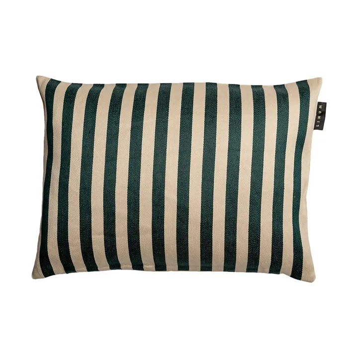 Housse de coussin Amalfi 35x50 cm - Vert émeraude profond - Linum