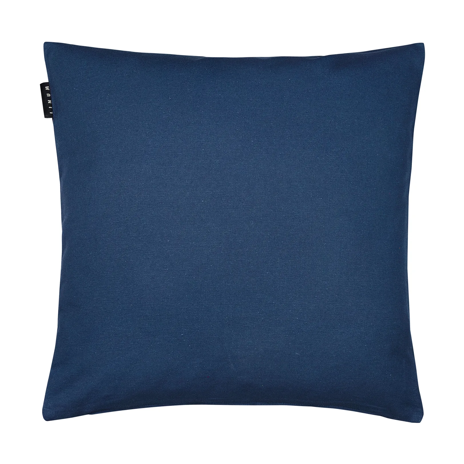 Housse de coussin Annabell 40x40 cm, Bleu indigo Linum